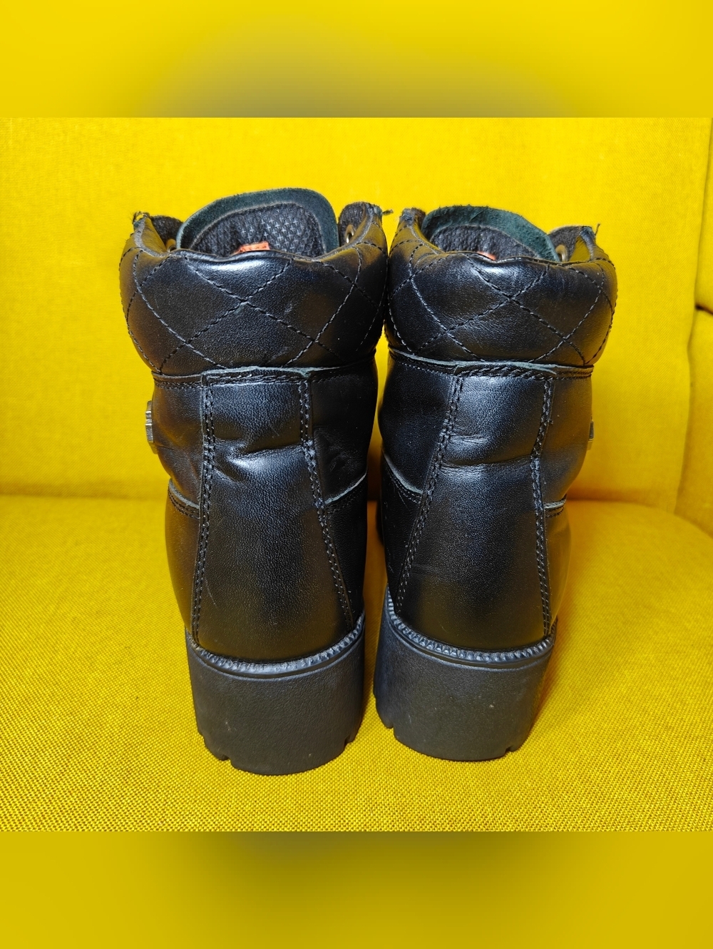 Harley-Davidson Cruise Control Black Leather Motorcycle Boot Women Shoe Size 6.5 - Picture 7 of 10